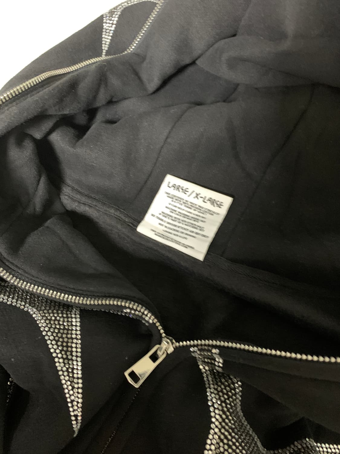 NAMED COLLECTICE 라인스톤 후디 L/XL 상품이미지4