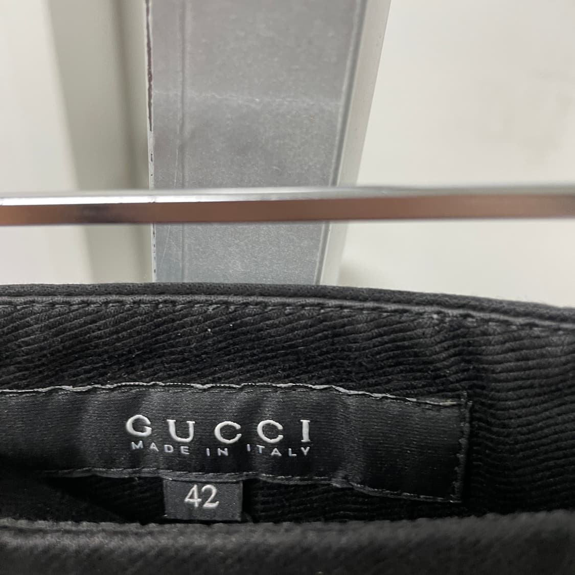 구찌 블랙 슬랙스 42(W) 상품이미지5