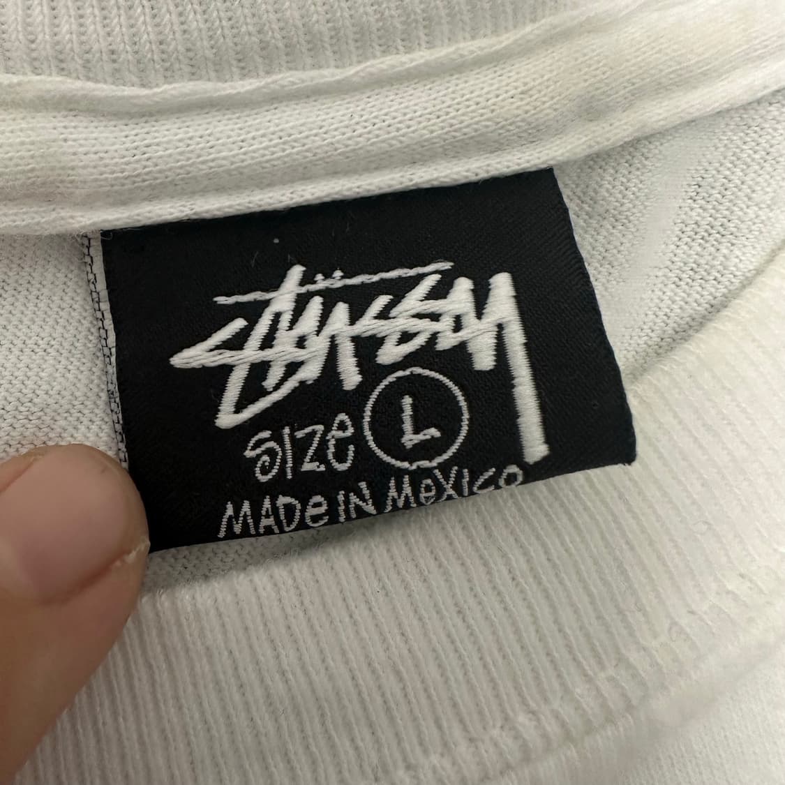 Stussy 스투시 반팔티셔츠 화이트 L 상품이미지3