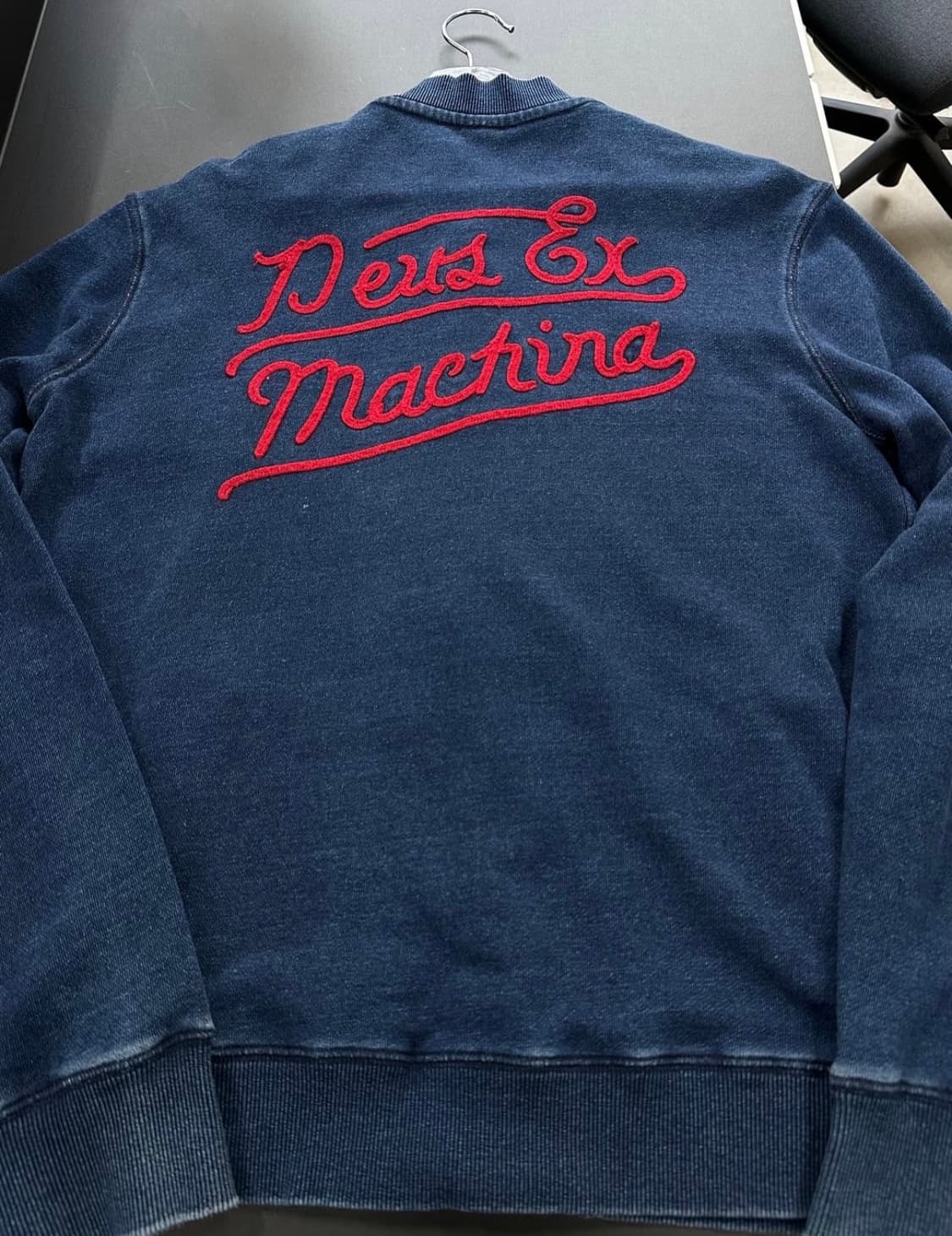 데우스 엑스마키나 레터링자수 코튼스타디움자켓 상품이미지2