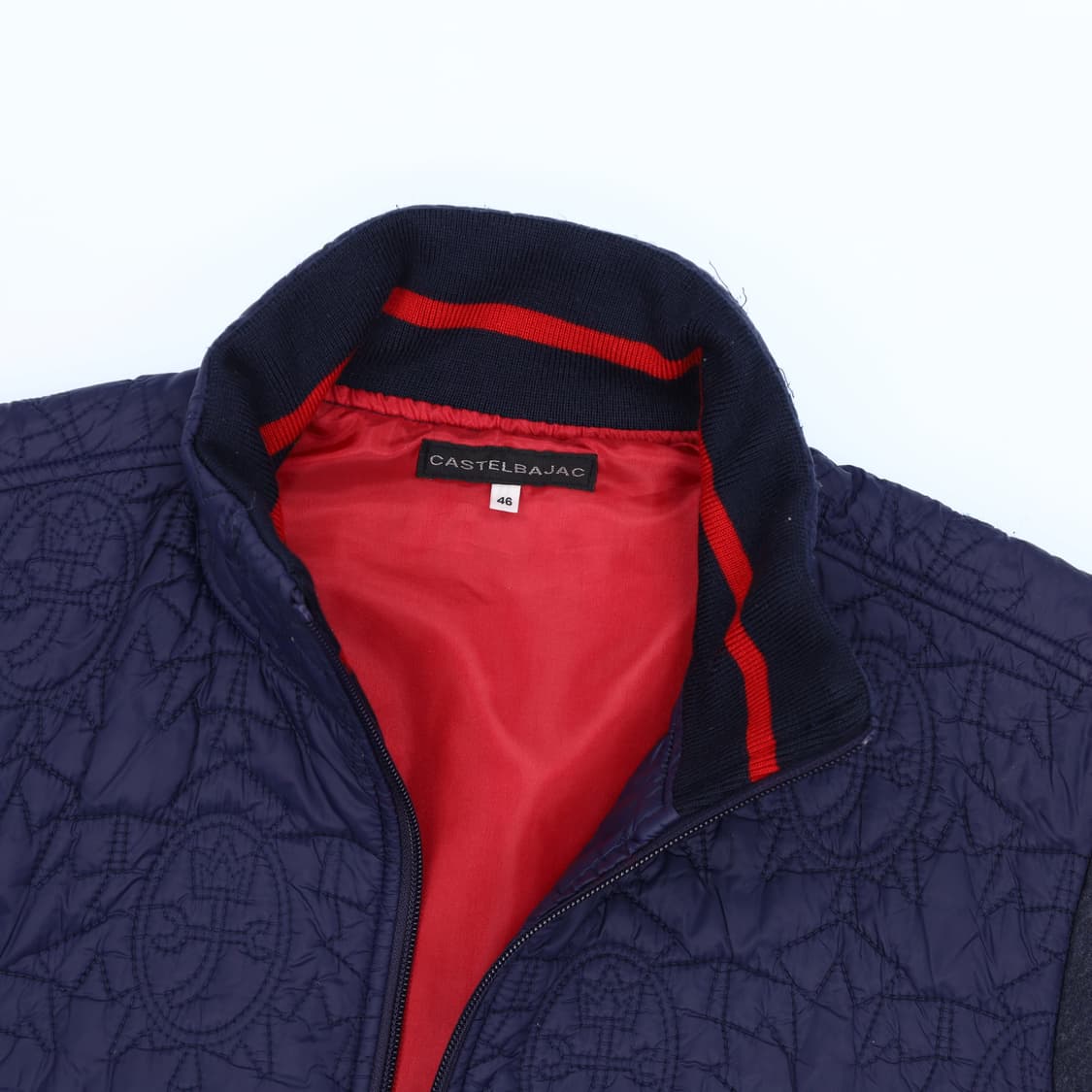 [46] 까스텔바작 골프 퀄팅 방풍 니트집업 1212H1 상품이미지4