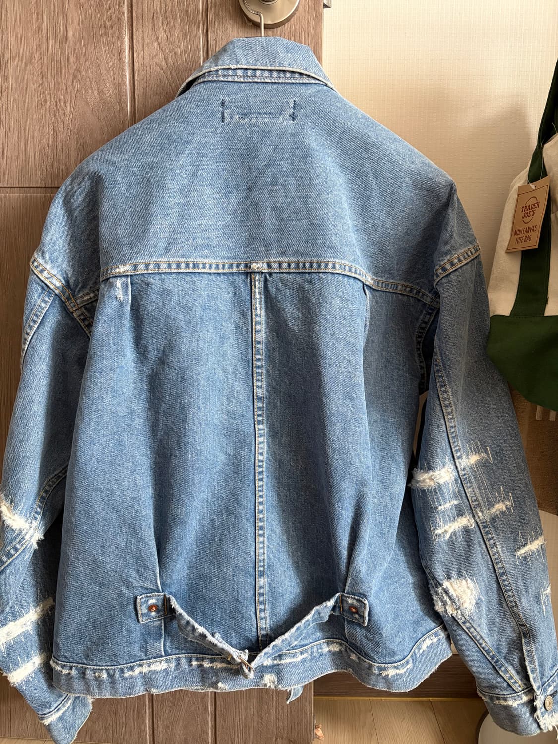 레미릴리프 14온즈 데님 자켓 Repair Used Blue 상품이미지2