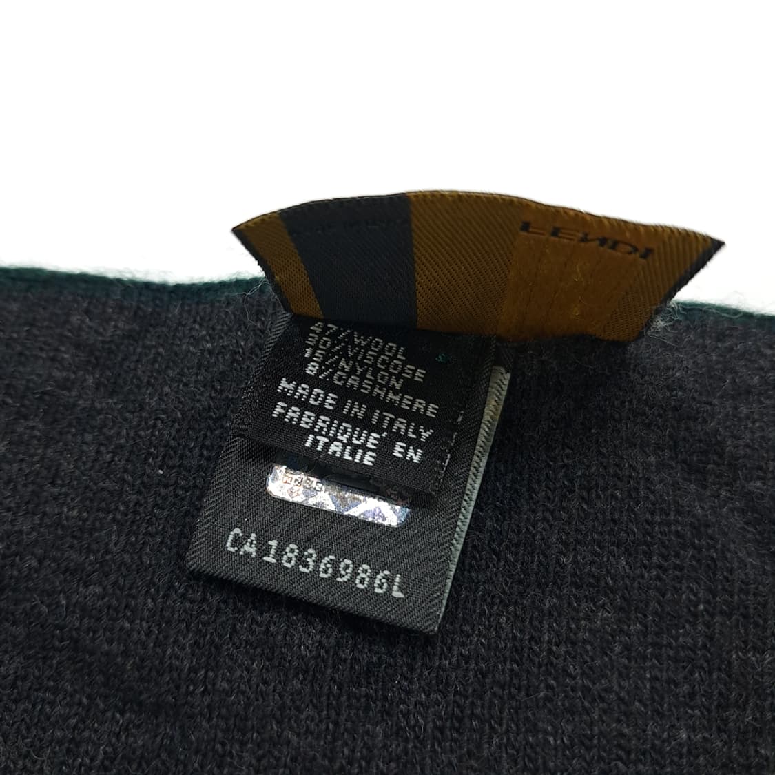 MX300 펜디 스트라이프 FF 패턴 울 캐시미어 목도리 머플러 상품이미지7