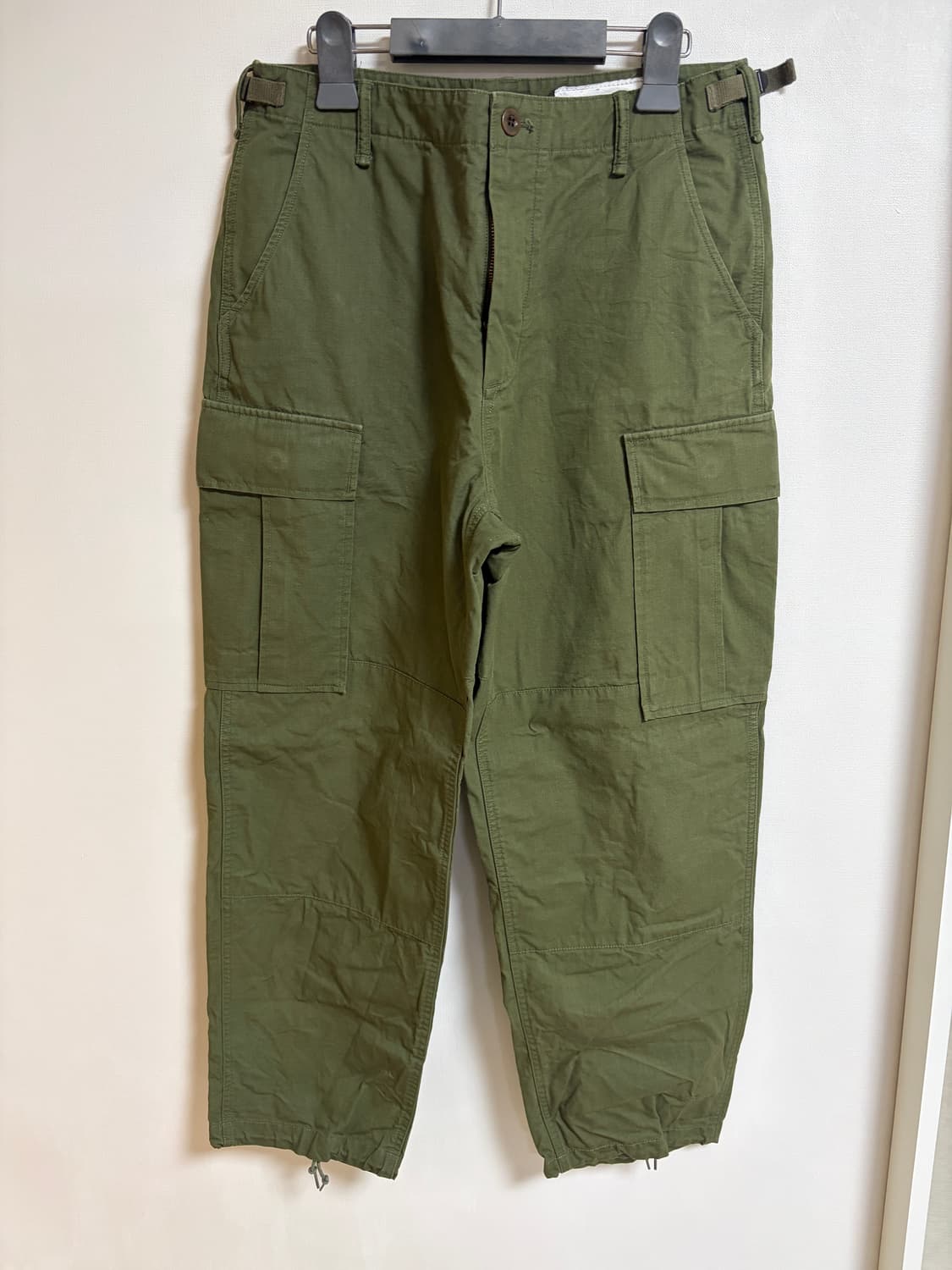 [M]카키스 스탁 카고팬츠 올리브 그린 상품이미지1