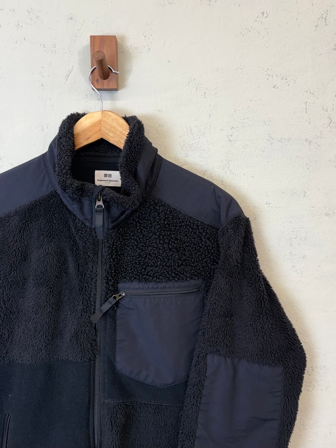 유니클로 엔지니어드가먼츠 후리스 자켓 블랙 상품이미지2