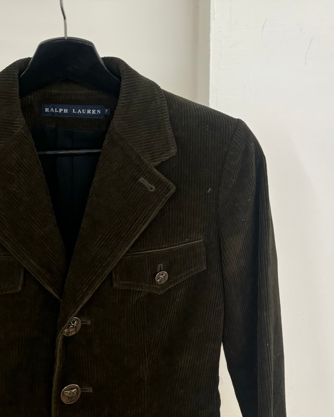 랄프 로렌 다크 카키 코듀로이 자켓 상품이미지4