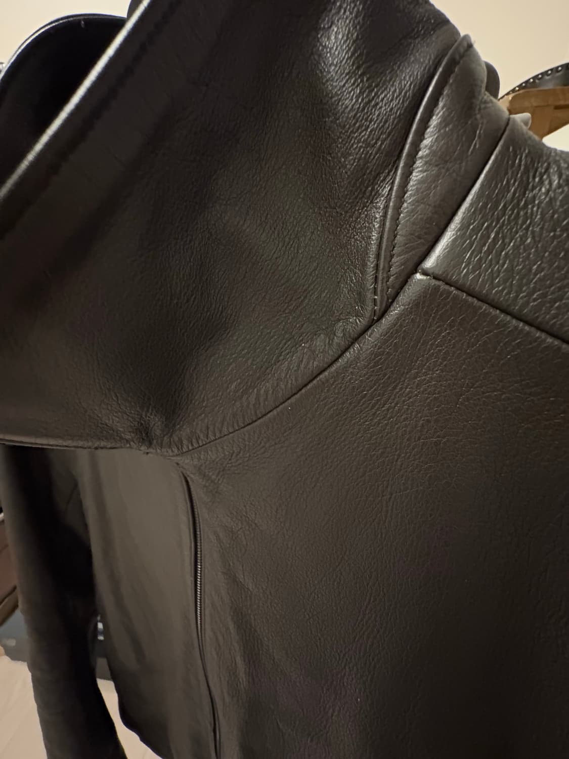 [1] 머듈 레더 자켓 브라운 상품이미지3