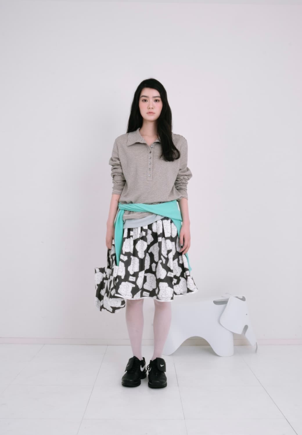 나비버스 더블 레이어드 셔츠 상품이미지2