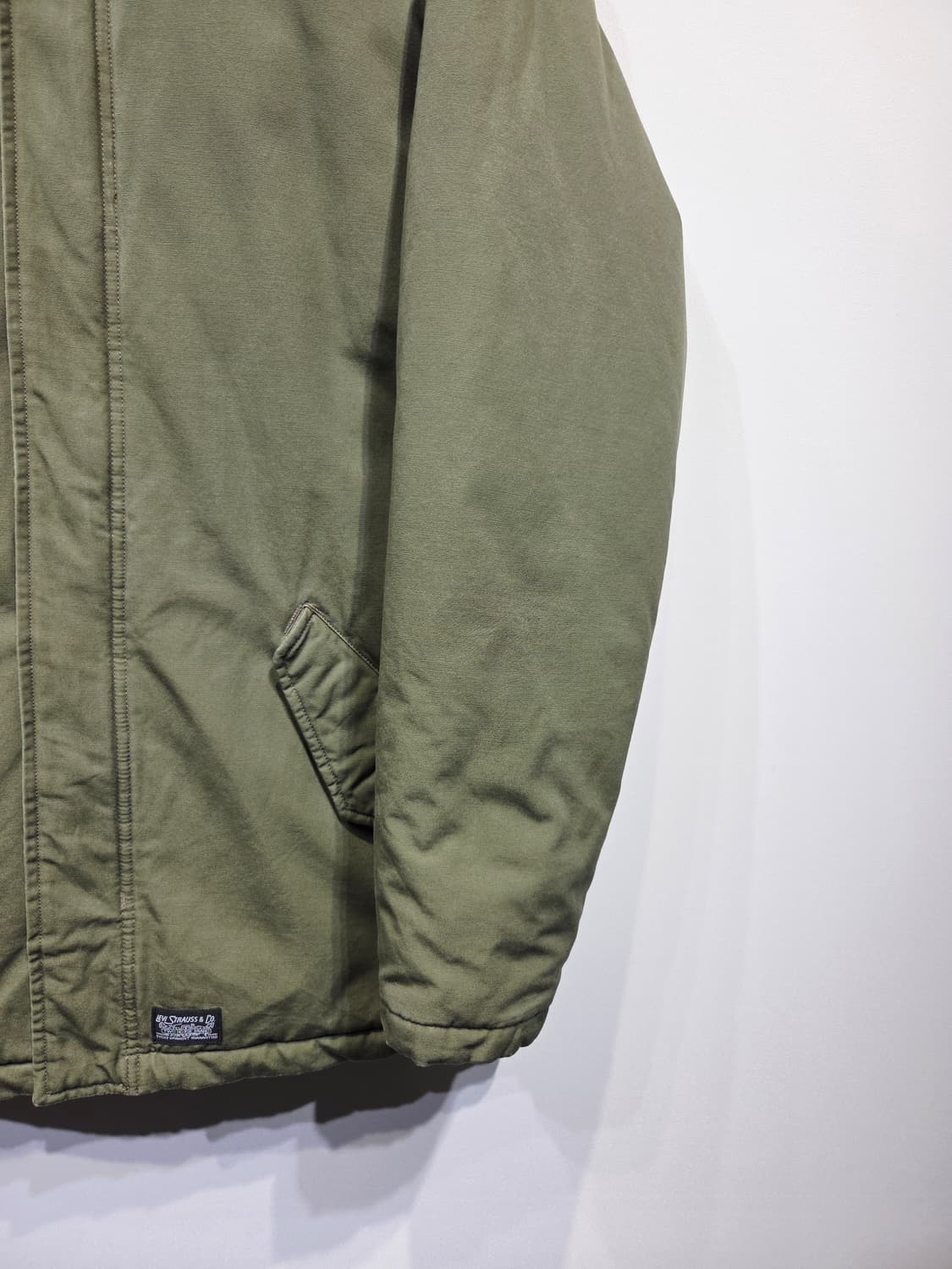 리바이스(Levi's) 써모어 패딩 파카 야상 자켓 카키 상품이미지5