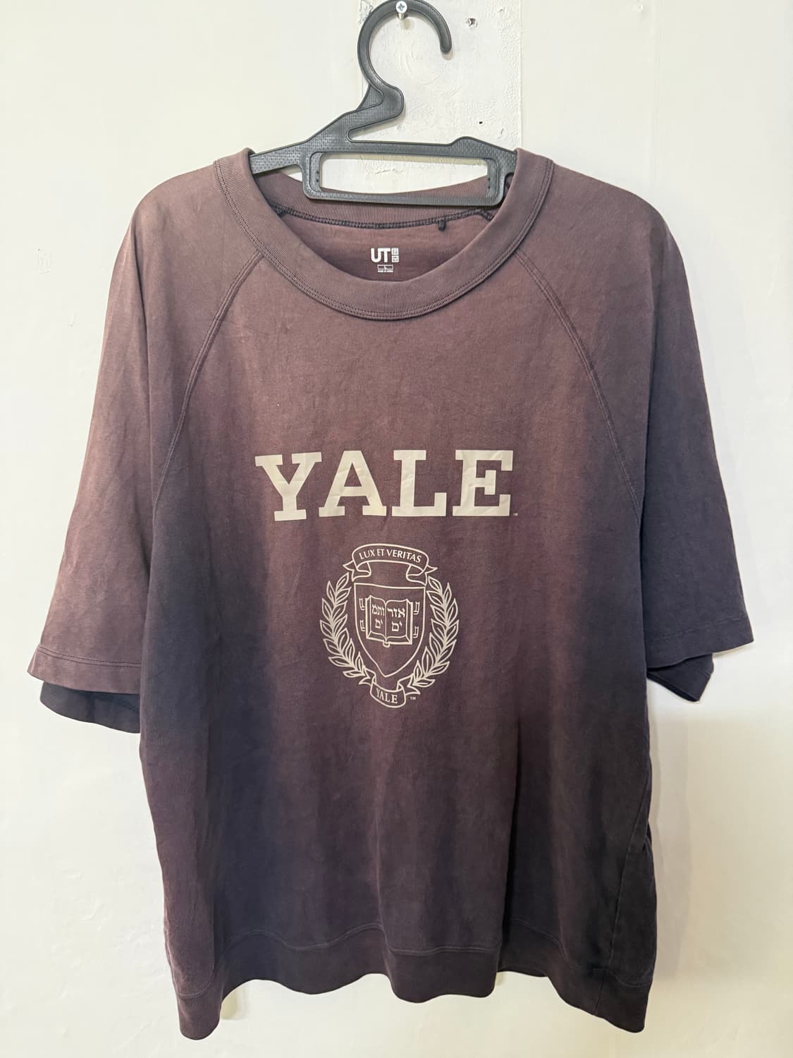 빈티지 유니클로 UT YALE 반팔 맨투맨 상품이미지2