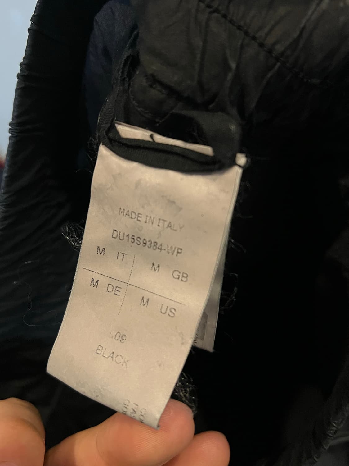 릭 오웬스 다크쉐도우 블랙 왁스 코팅 길트 쇼츠 상품이미지6