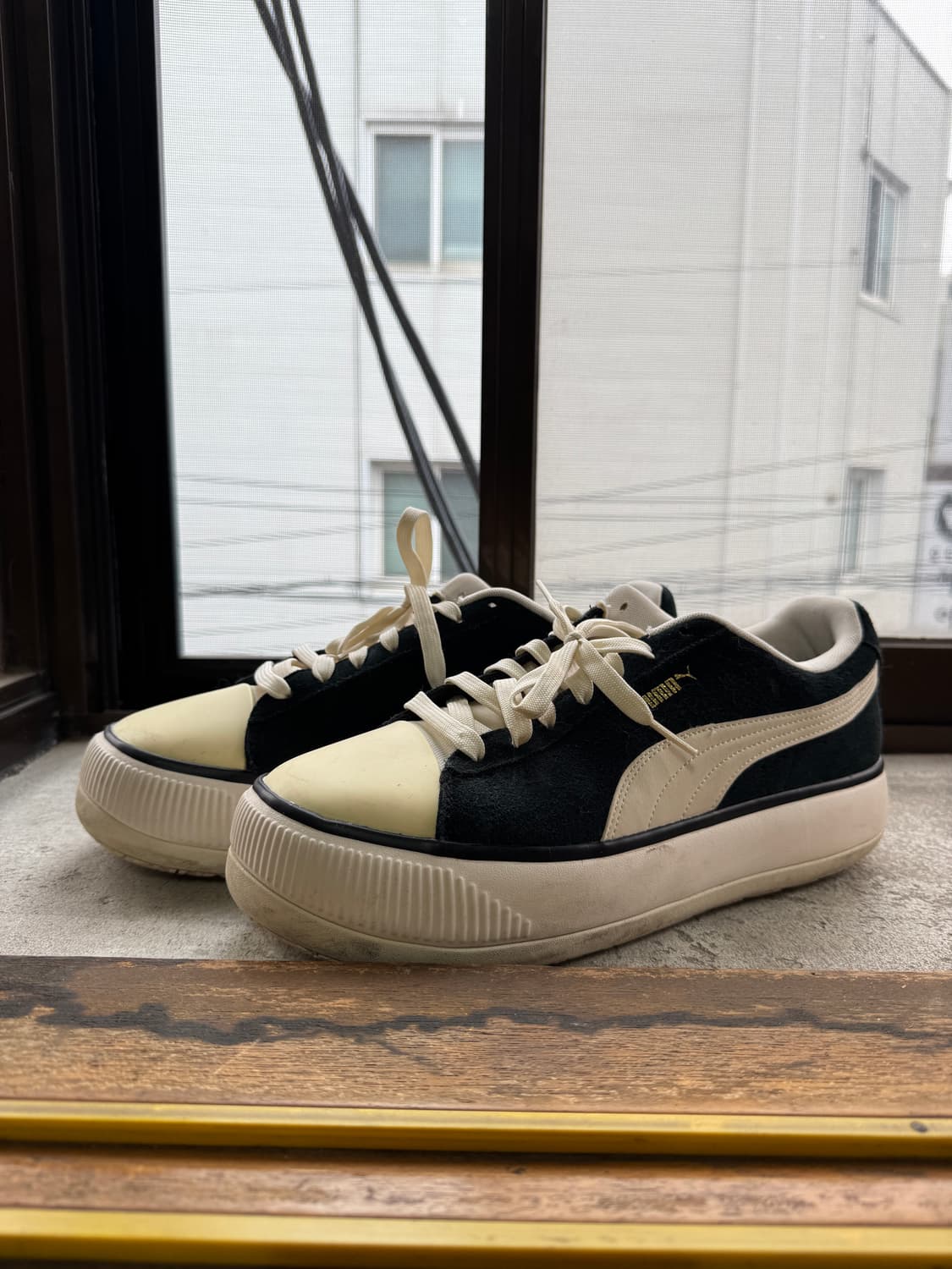 퓨마 스웨이드 플랫폼 블랙 290mm 상품이미지1