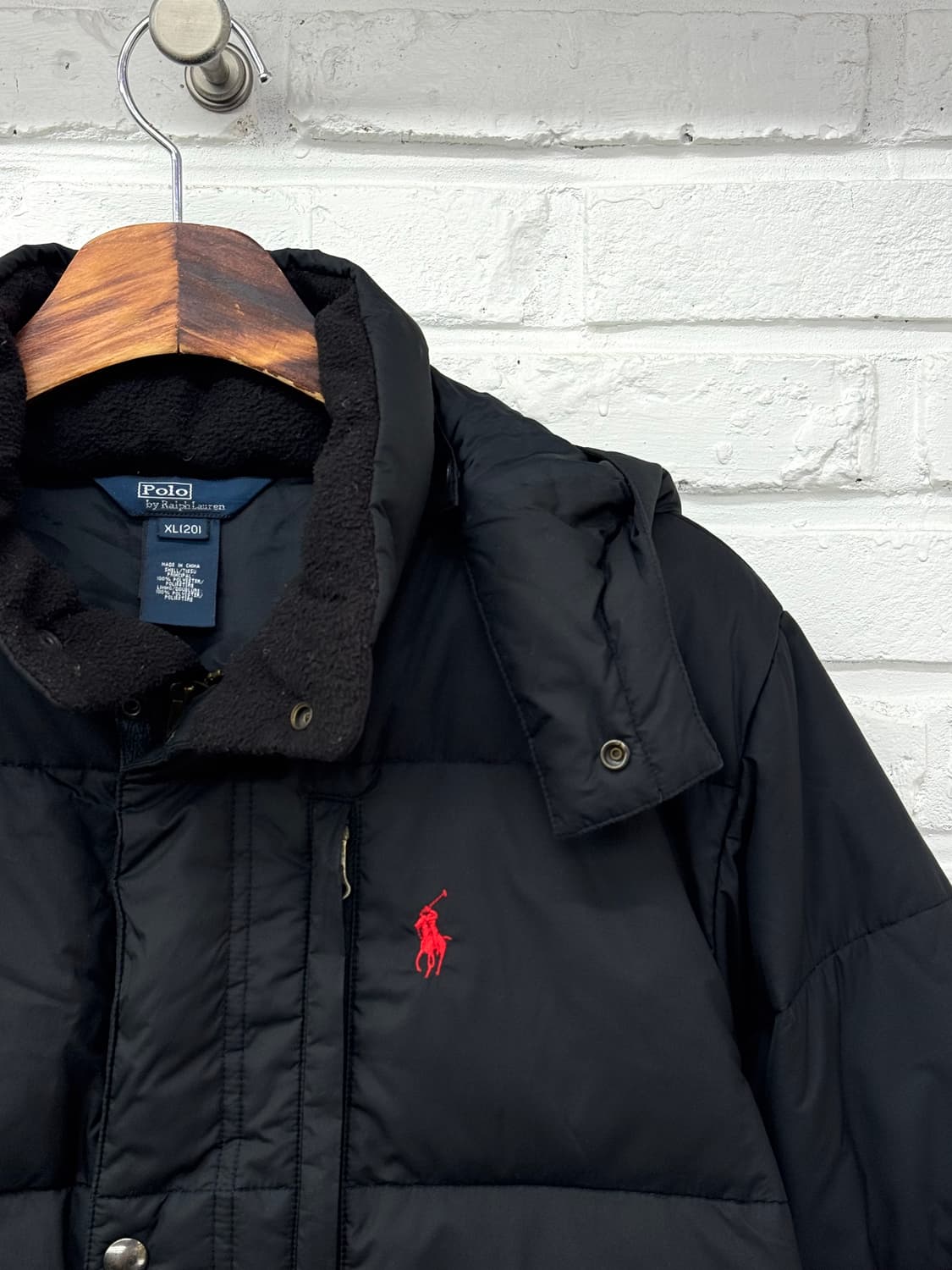 폴로 블랙 패딩 상품이미지4