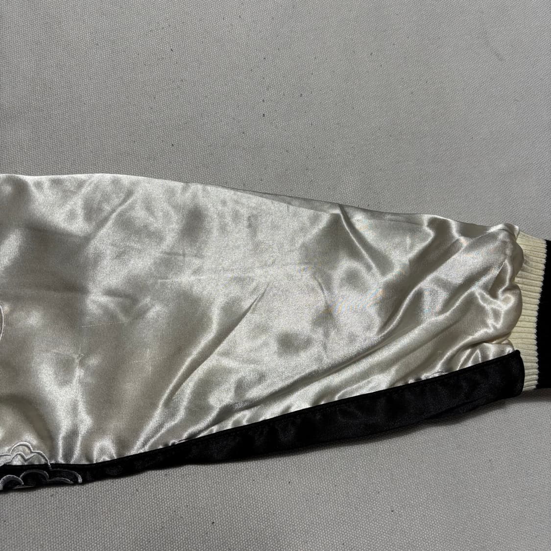 XL jpn 잉어 자수 리버시블 블랙 스카쟌 상품이미지7