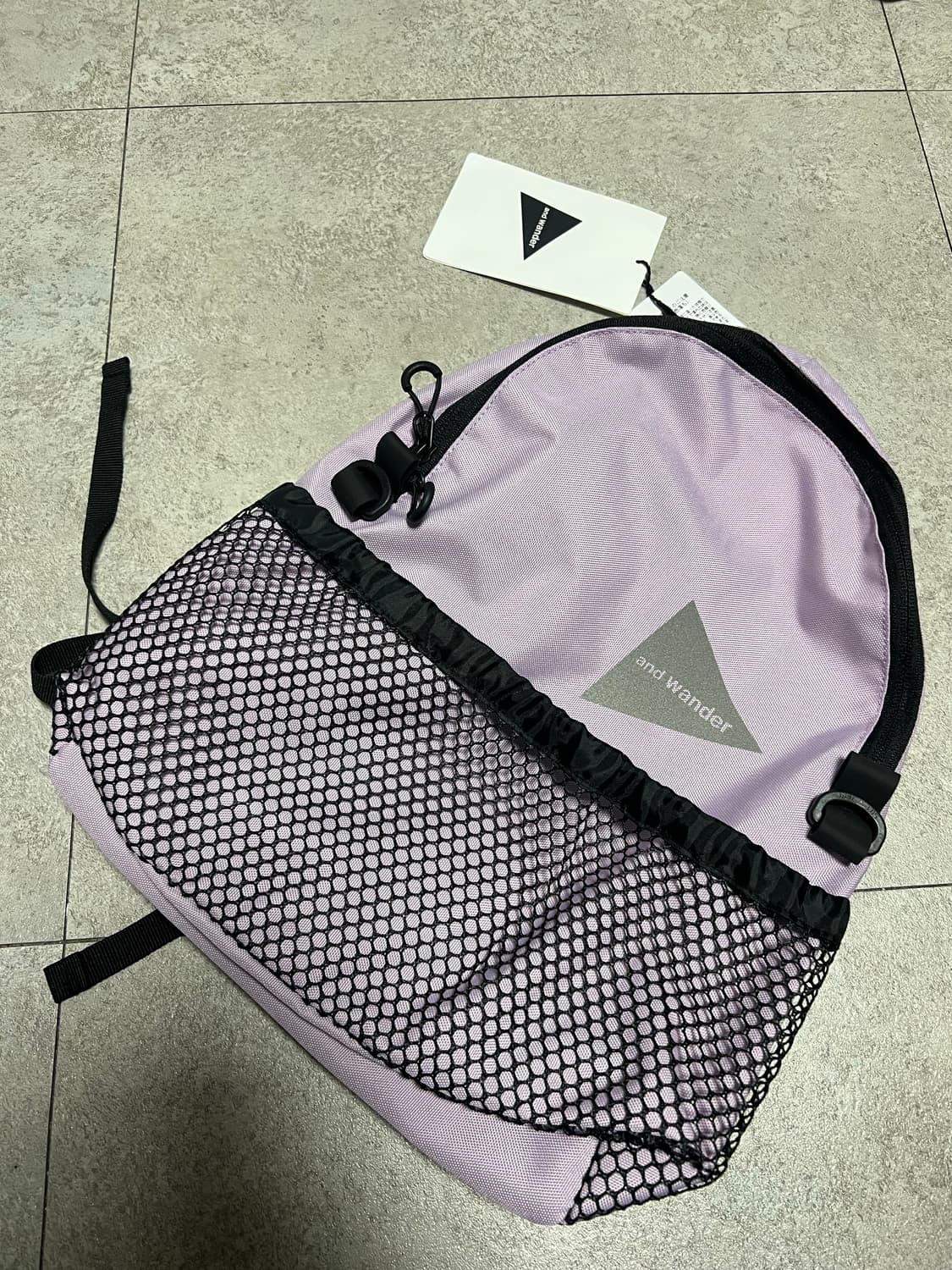 (새상품) 앤드원더 미니 백팩 퍼플 라벤더 상품이미지1