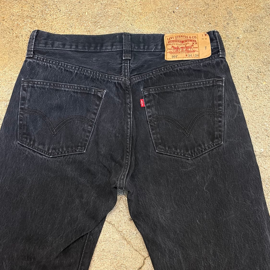 00s 미국 빈티지 리바이스 501 블랙진 청바지 상품이미지6