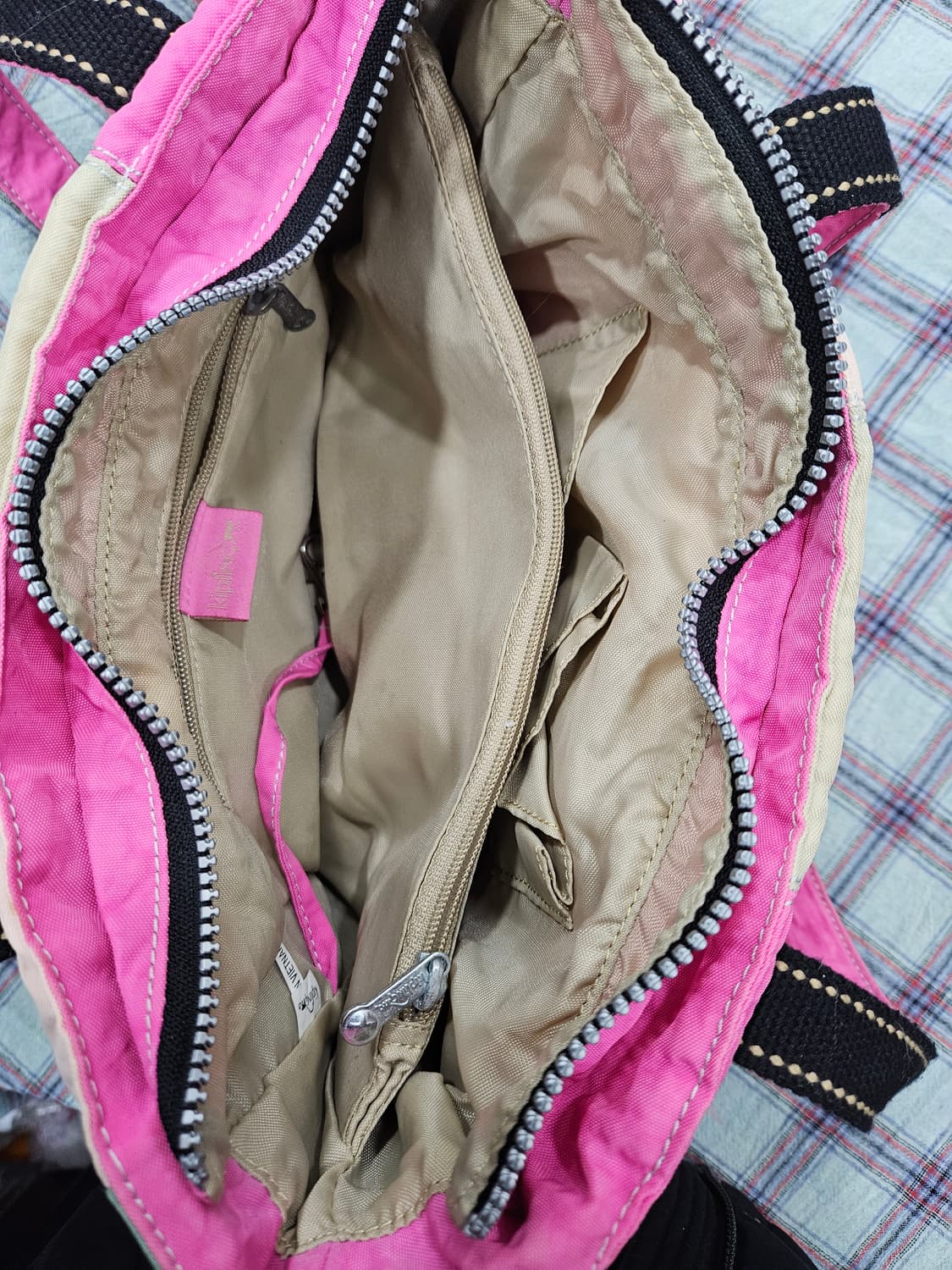 키플링(KIPLING) 색동저고리 패치워크 토드백 상품이미지9