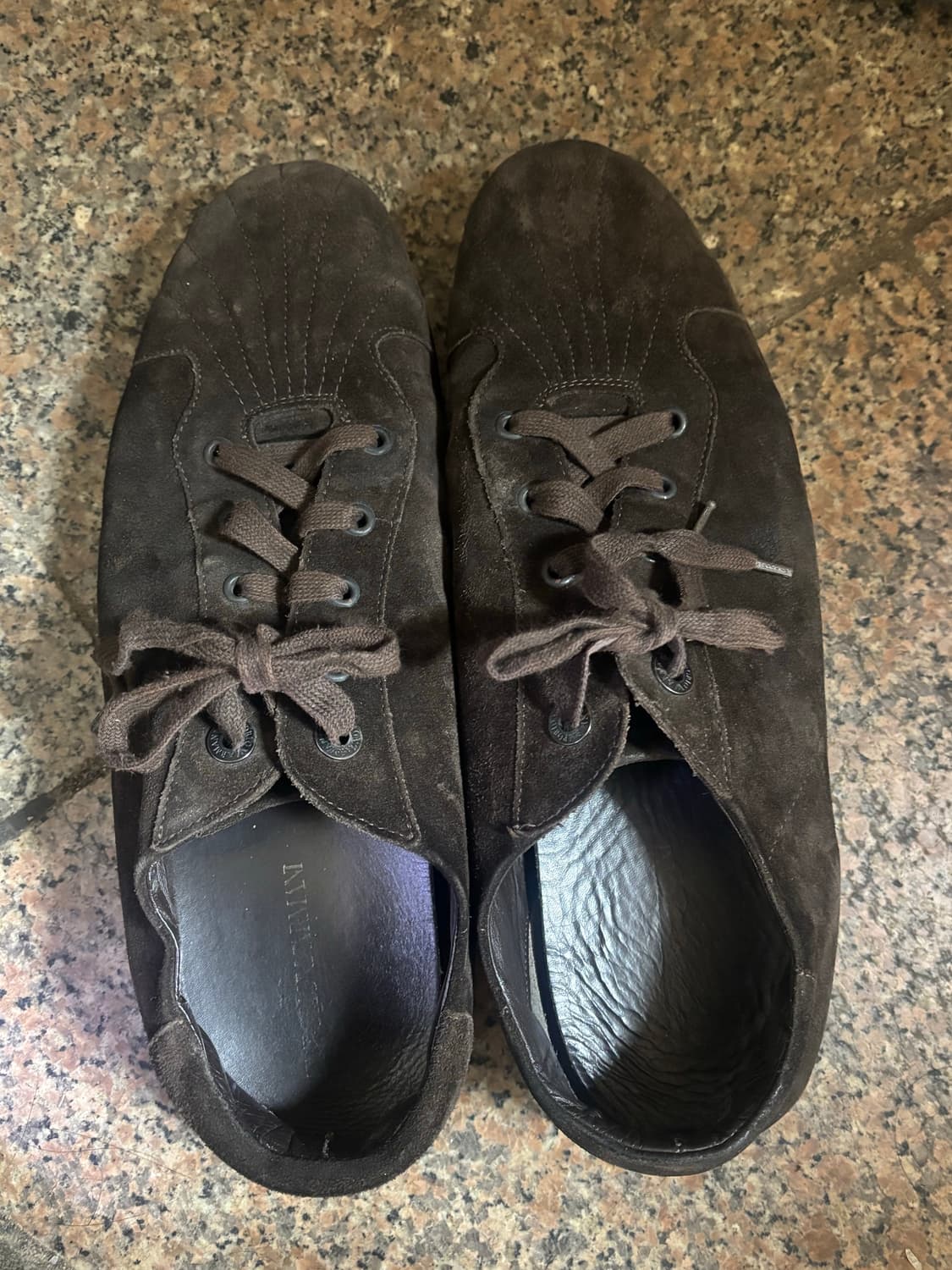 엠포리오 아르마니 브라운 스니커즈 43 상품이미지2