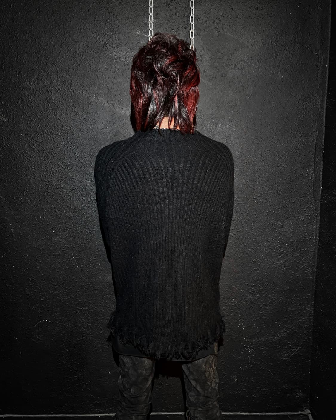 Black Distressed Knit 상품이미지5