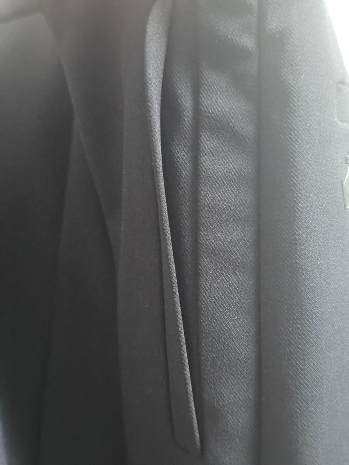 데상트 블랙 플리츠 랩 스커트 XS~S (언발/속바지) 상품이미지5