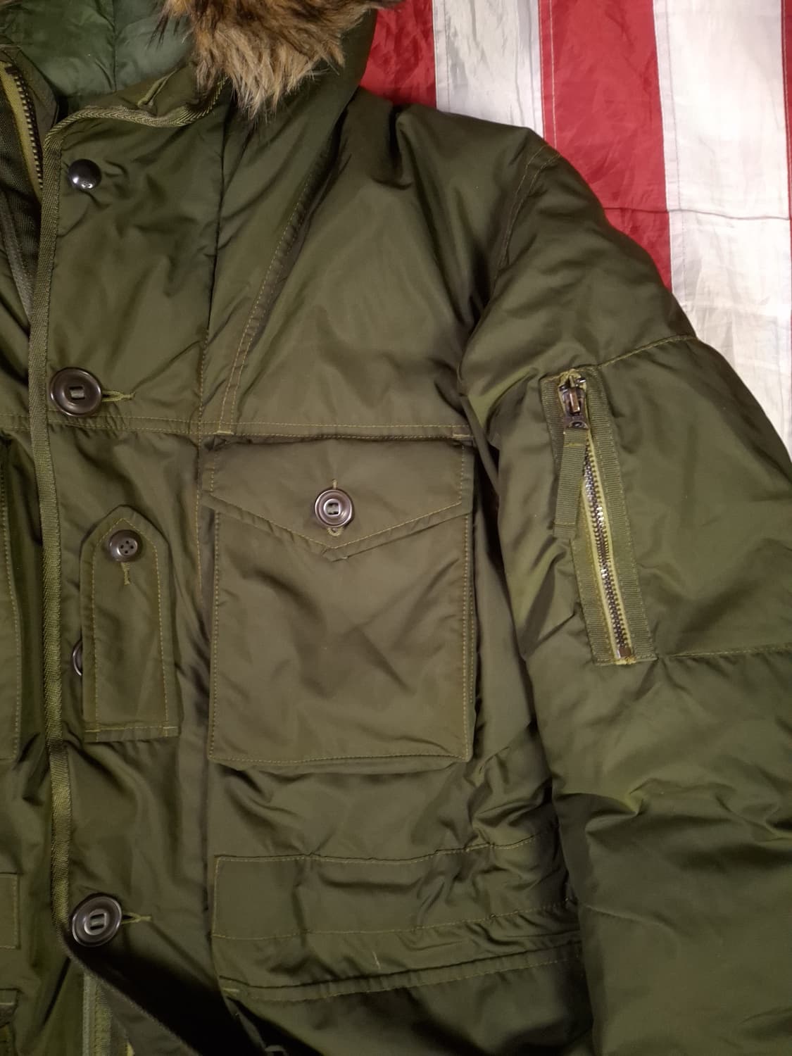 오리지날 랄프로렌폴로 캐나다군 IECS 밀리터리 파카 상품이미지7