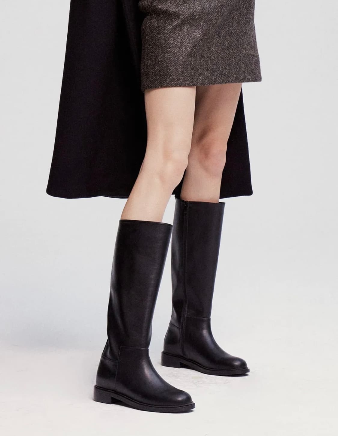 코모레비뮤지엄 와이드 클래식 롱부츠 상품이미지1