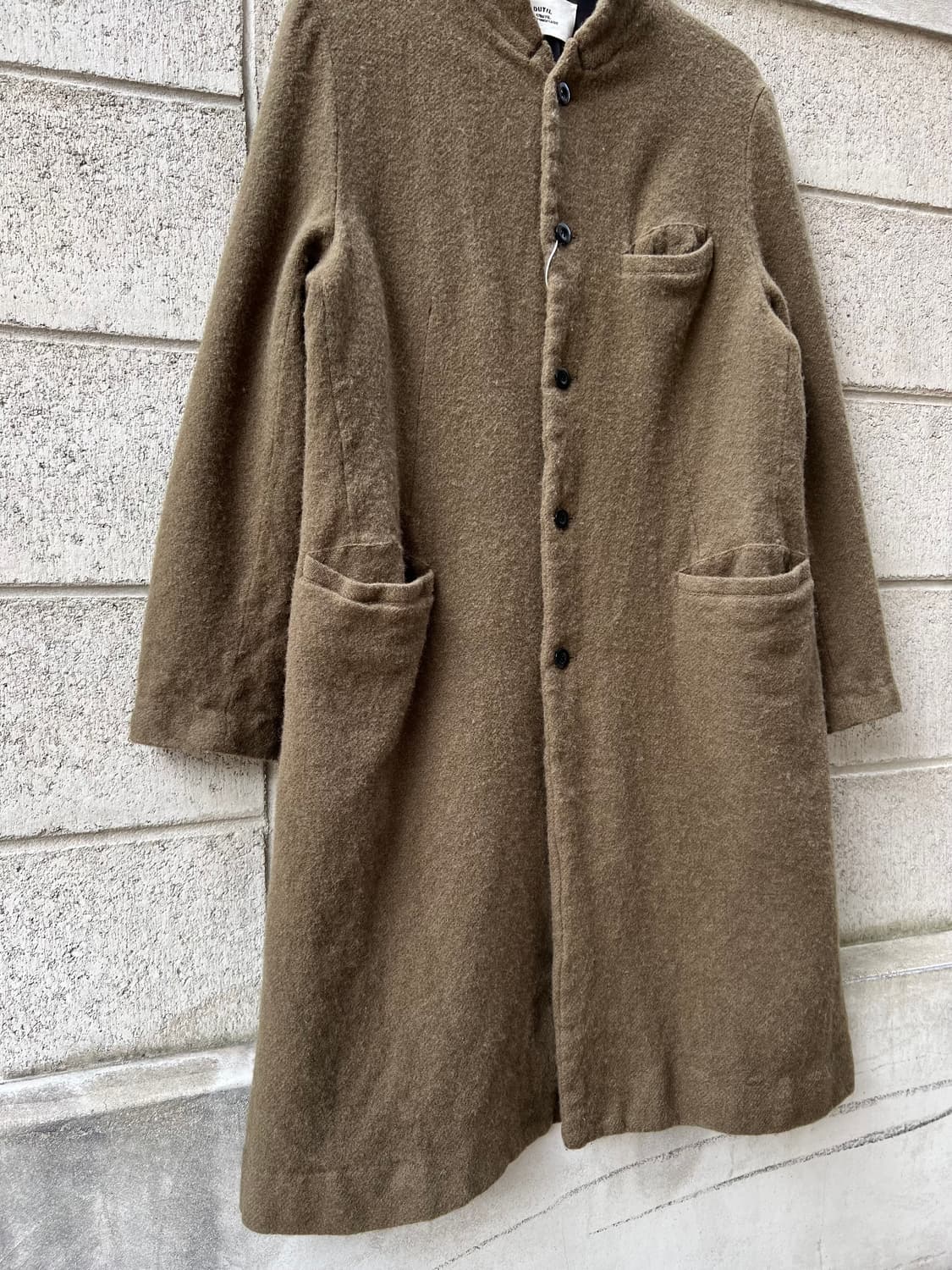 OUTIL WOOL COAT 우틸 울 모직 카키 브라운 코트 상품이미지3