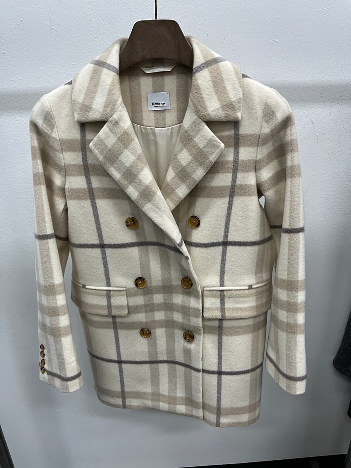 여) 버버리 신형 키즈 캐시미어 코트  상품이미지3