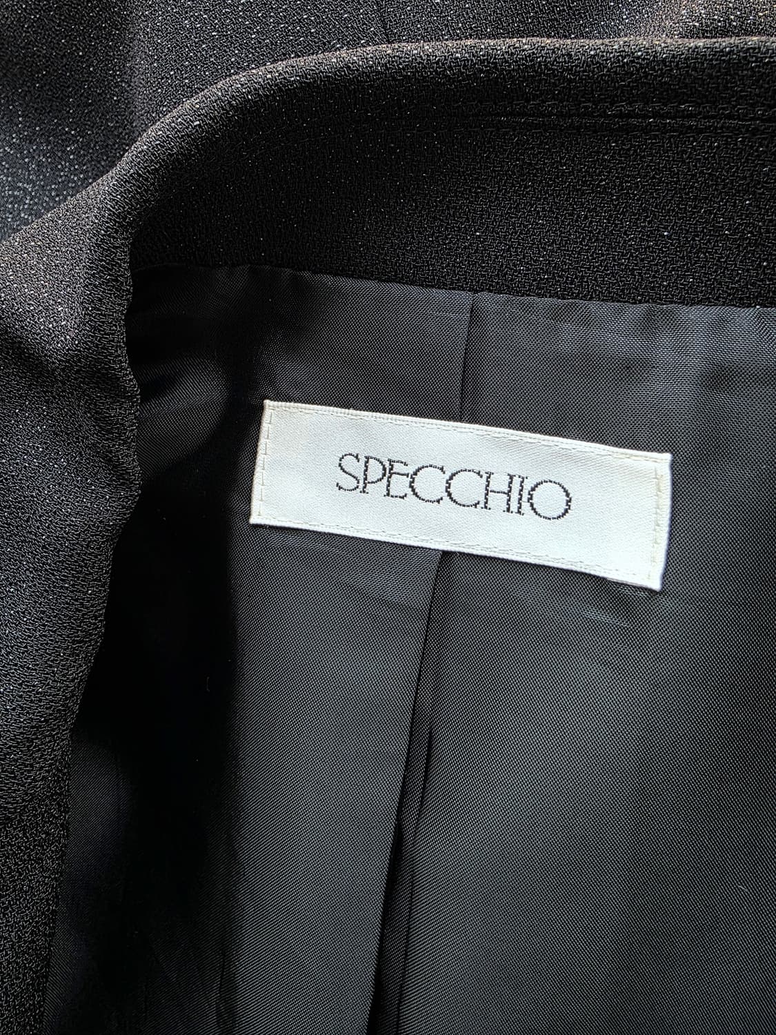 SPECCHIO 스페치오 블랙 펄 자켓 상품이미지4