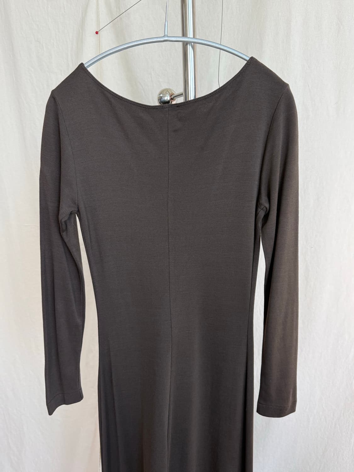 Maxmara (Italy) 레이온 울 롱 드레스 상품이미지7