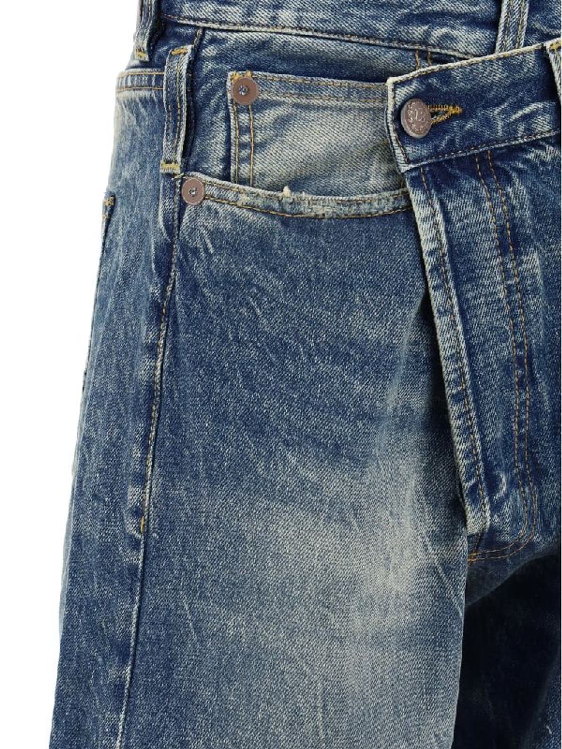 R13 크로스 오버 와이드 진 상품이미지3