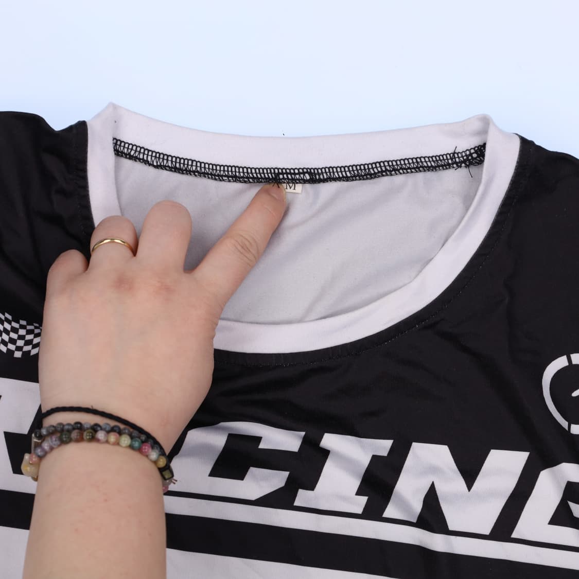 M 빈티지 레이싱 반팔 티셔츠 0413M 상품이미지3