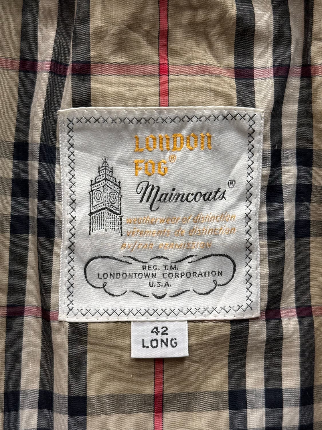 London Fog Maincoats Double-Breasted Tre 상품이미지9