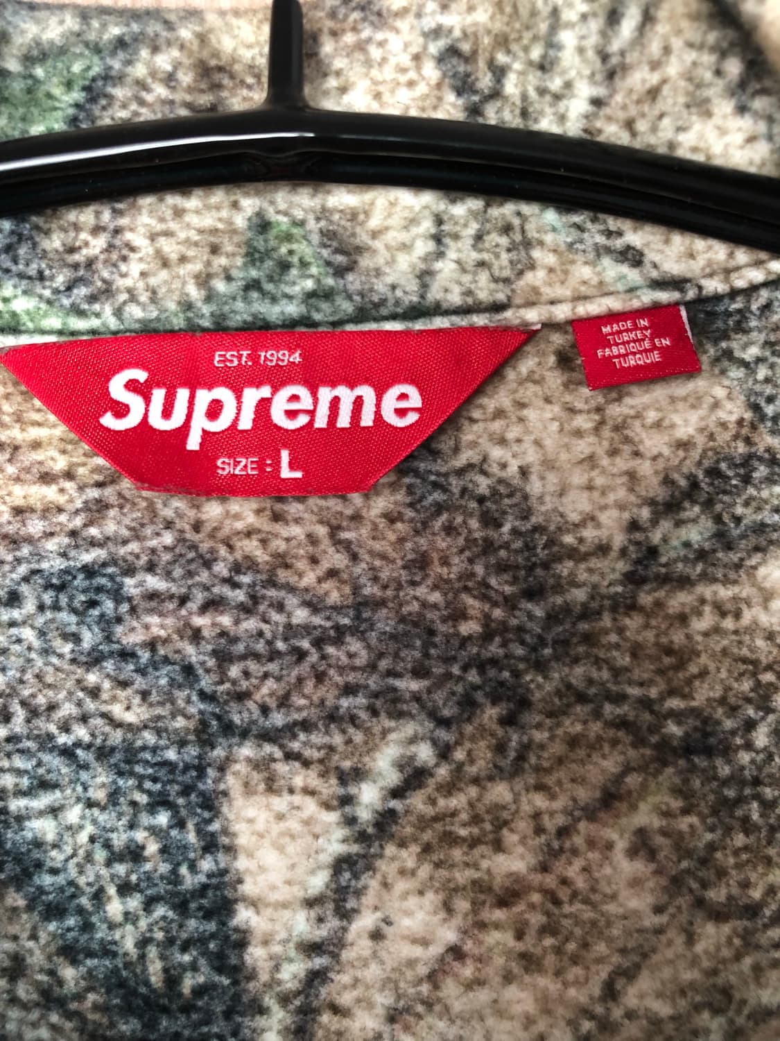 슈프림 몰스킨 리얼트리 자켓 L 상품이미지3