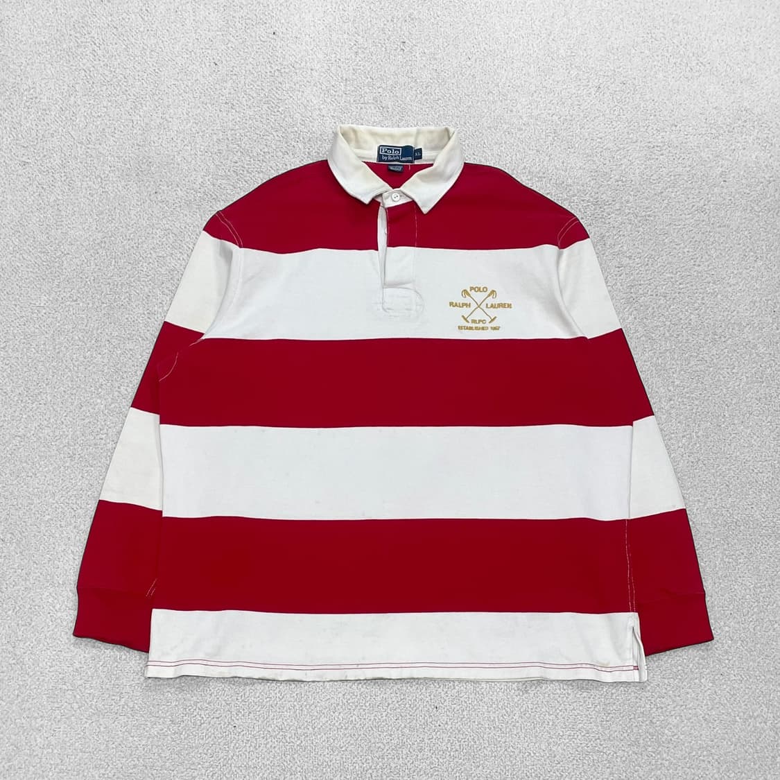 폴로 랄프로렌 스트라이프 럭비 티셔츠 상품이미지1
