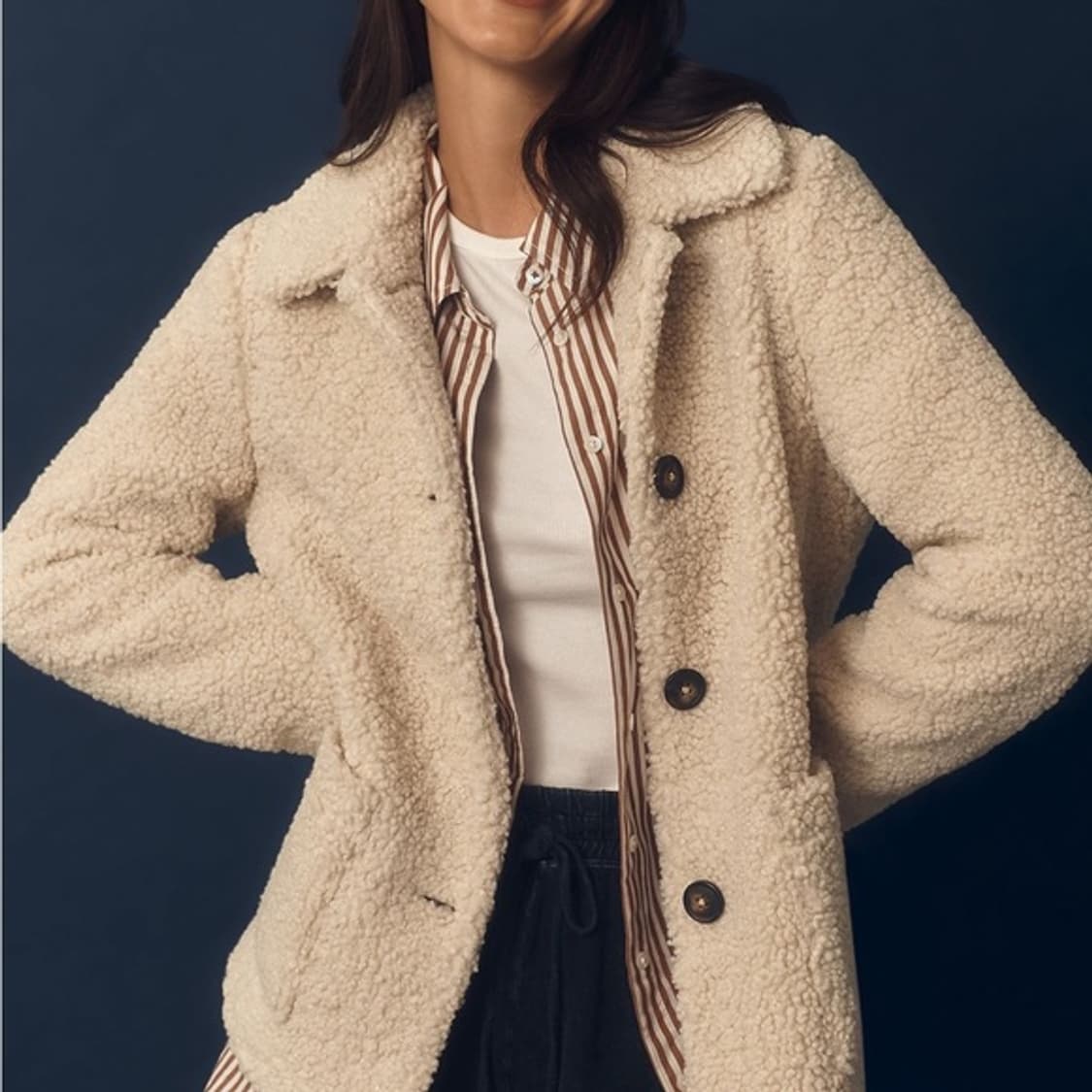 부클 니트자켓 상품이미지4