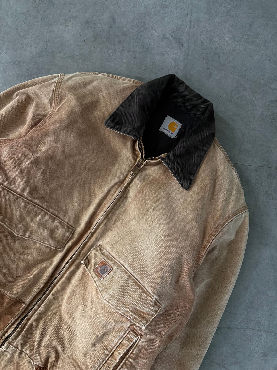 Carhartt 칼하트 90’s J165 베이지 워크 자켓 상품이미지2