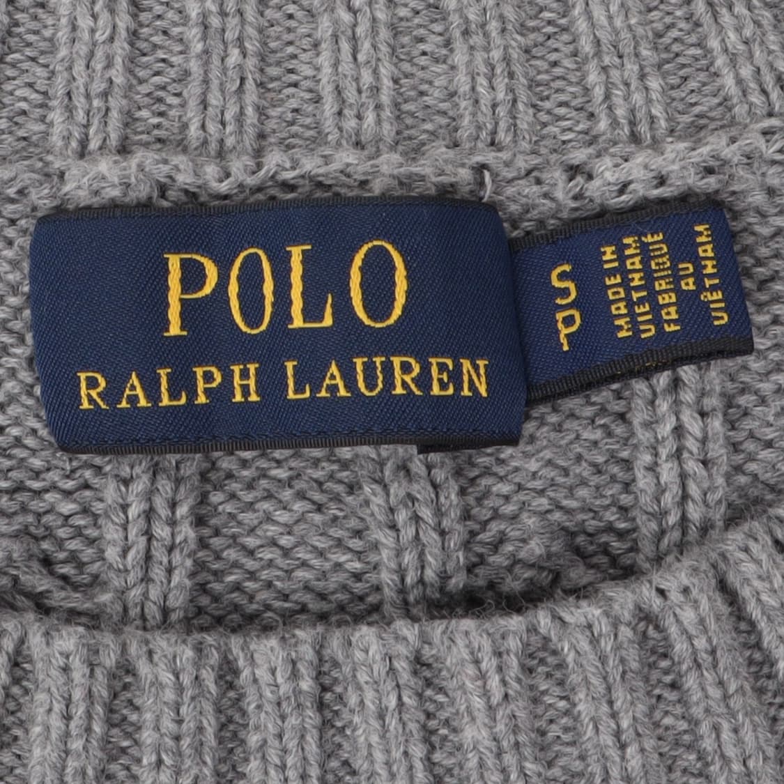폴로 랄프로렌 그레이 코튼 케이블 니트 상품이미지8