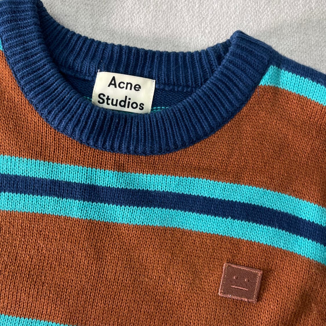 100 아크네 스튜디오 니마 페이스로고 스프라이트 니트 상품이미지2