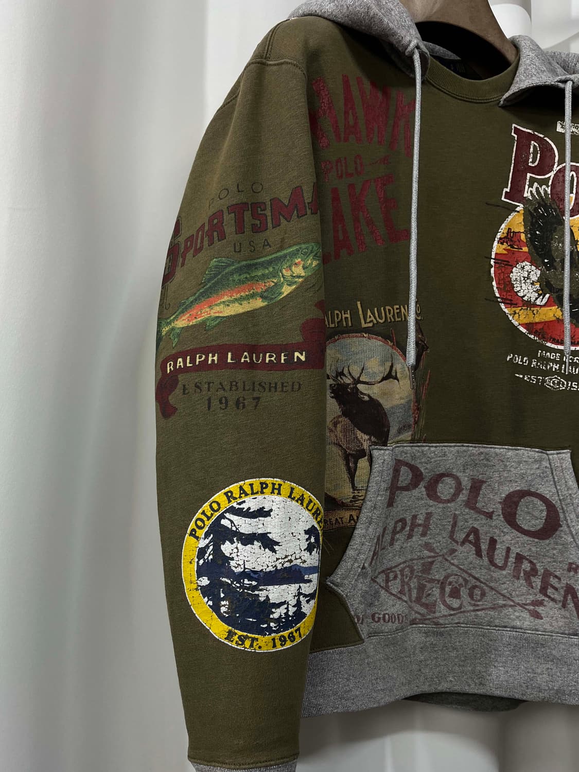 폴로 랄프로렌 스포츠맨 올오버 크렉바인더 에프터후디 스웻셔츠 상품이미지7