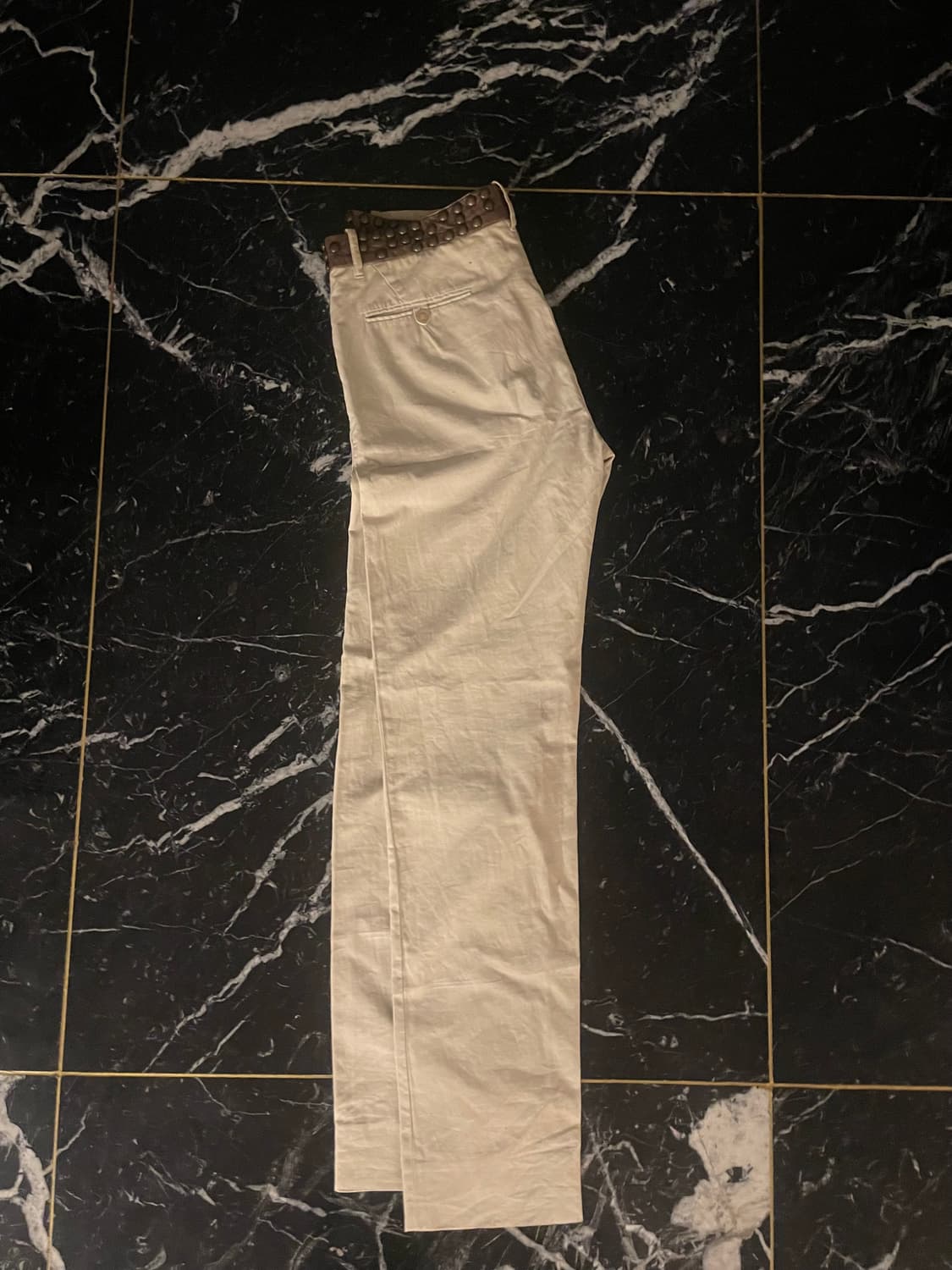 마르지엘라 07ss 레더 벨트 트라우저 상품이미지3