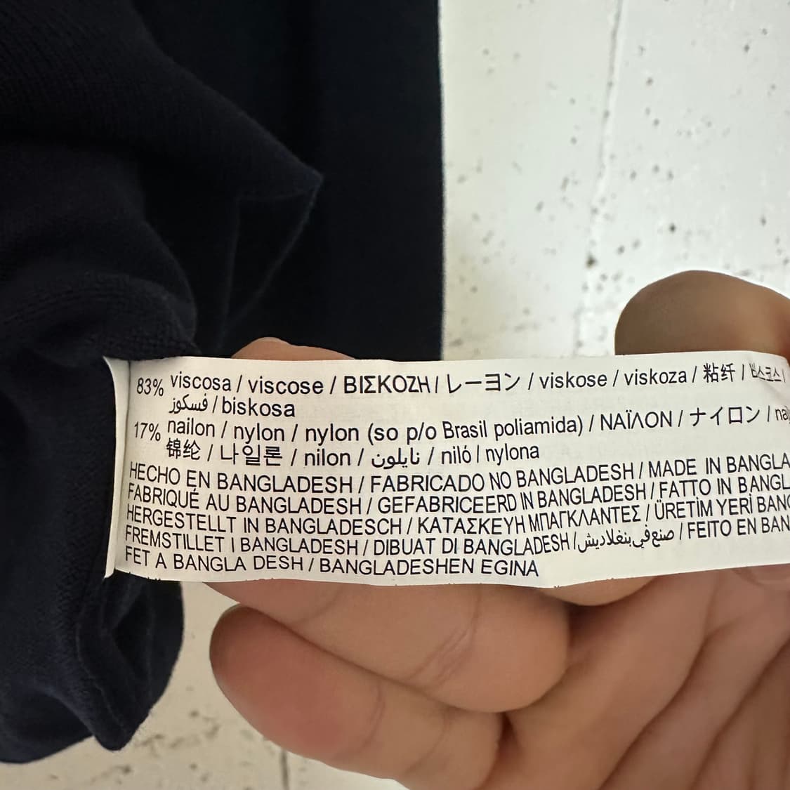 XL 자라 네이비 니트 상품이미지4