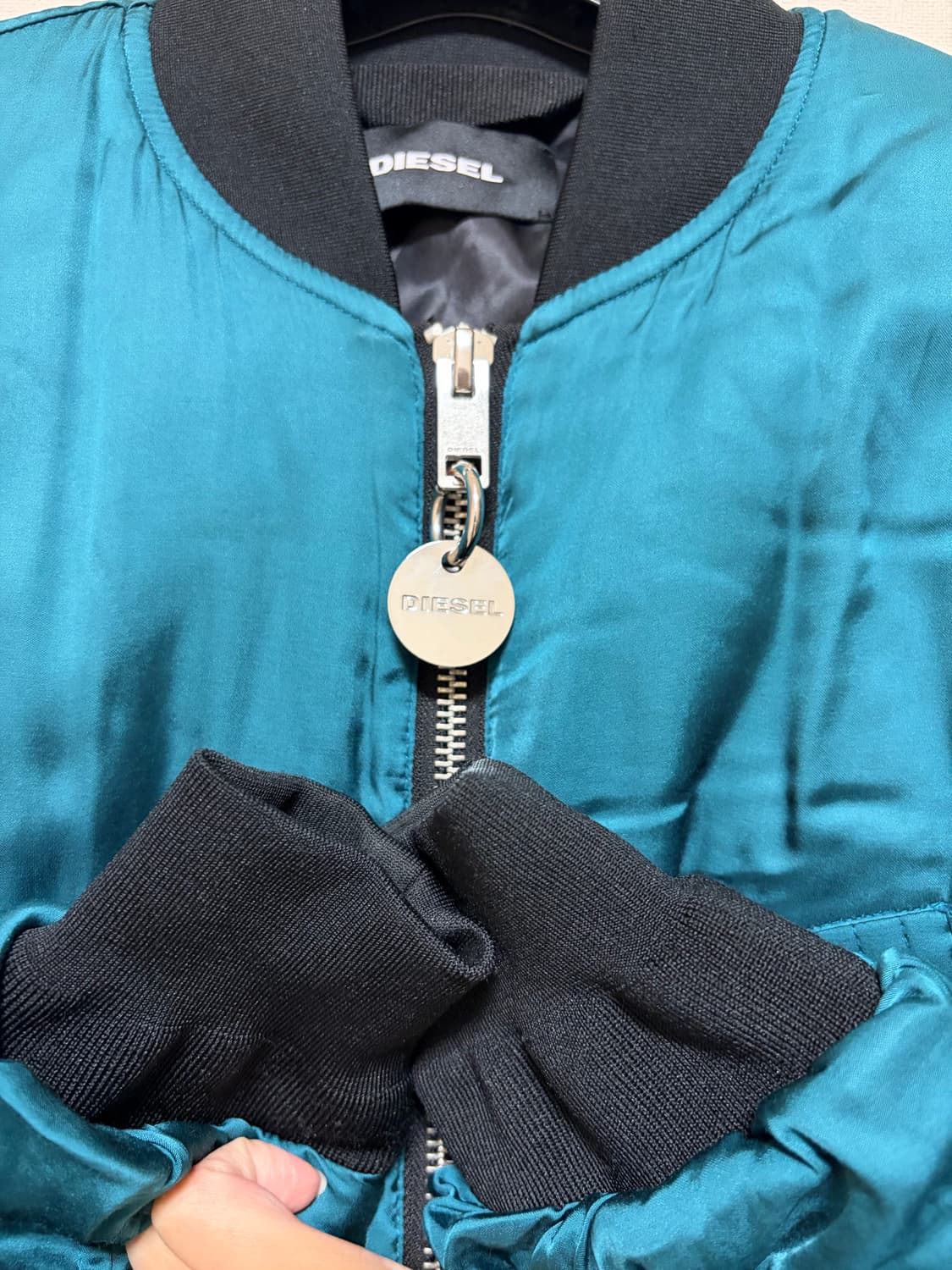 디젤 빈티지 새틴 봄버 상품이미지3