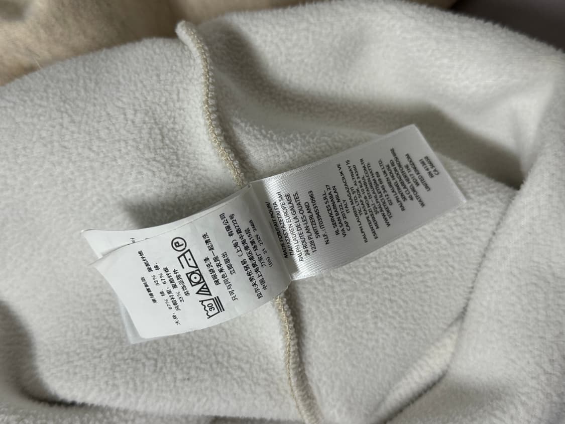 폴로 랄프로렌 베이지색 후드티 L 사이즈 상품이미지4