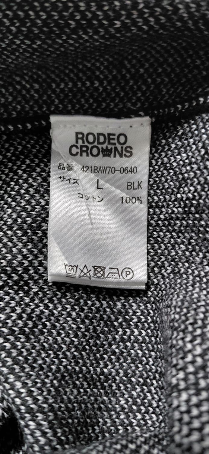 일본 RODEO CROWNS 블랙 니트 L 상품이미지8