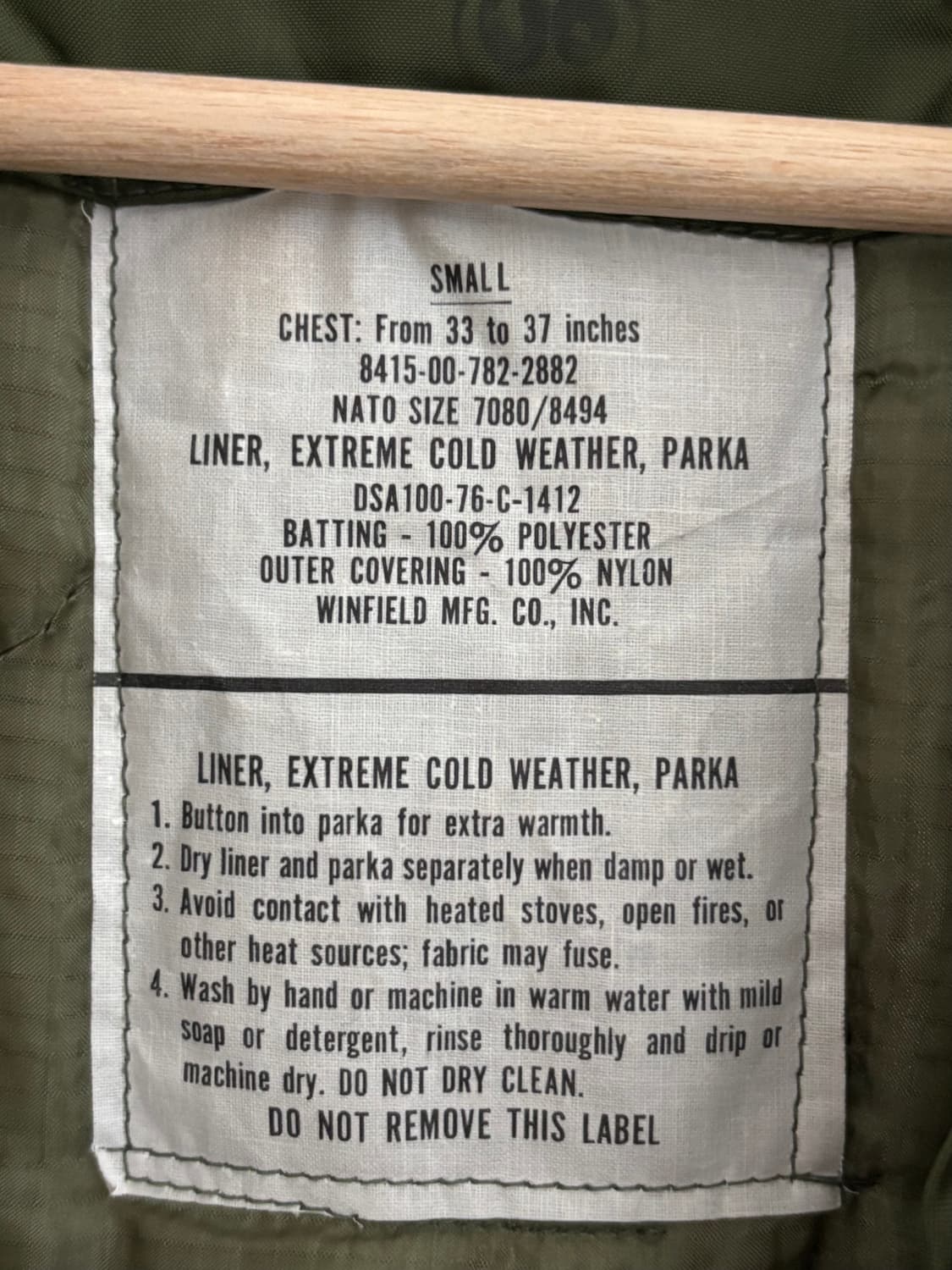 Military 오리지널 피쉬테일 개파카 상품이미지6