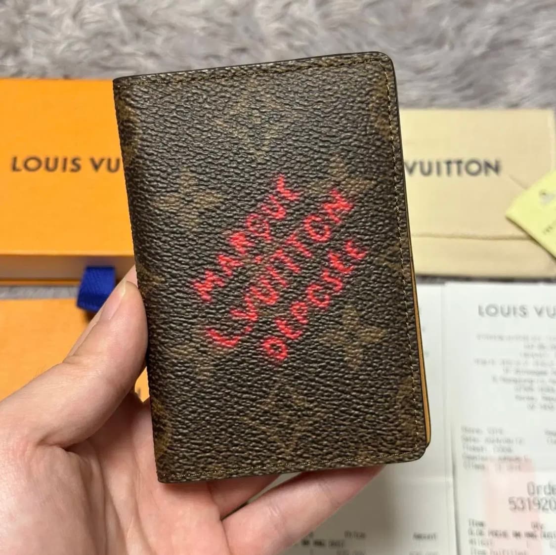 [미사용/새상품] 루이비통 모노그램 더스트 캔버스 오거나이저 카드지갑 상품이미지1