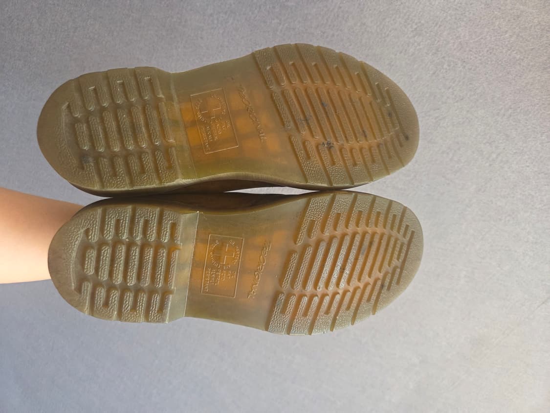 UK5 240 닥터마틴 1461 3홀 빈티지 브라운 / 크레이지 홀스호스 상품이미지4