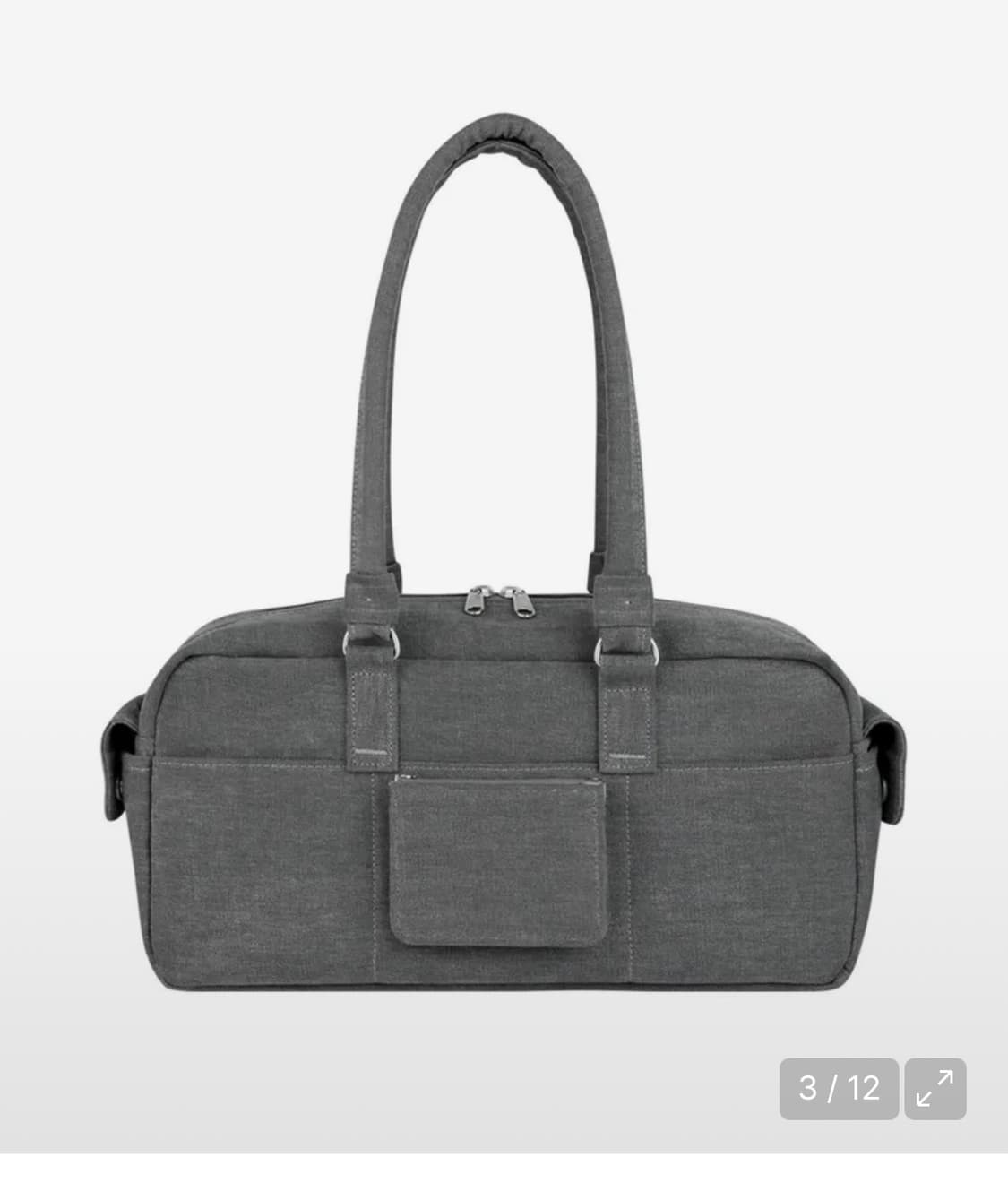 오호스 숄더백 가방 그레이 Detachable Keyring Baguet 상품이미지3