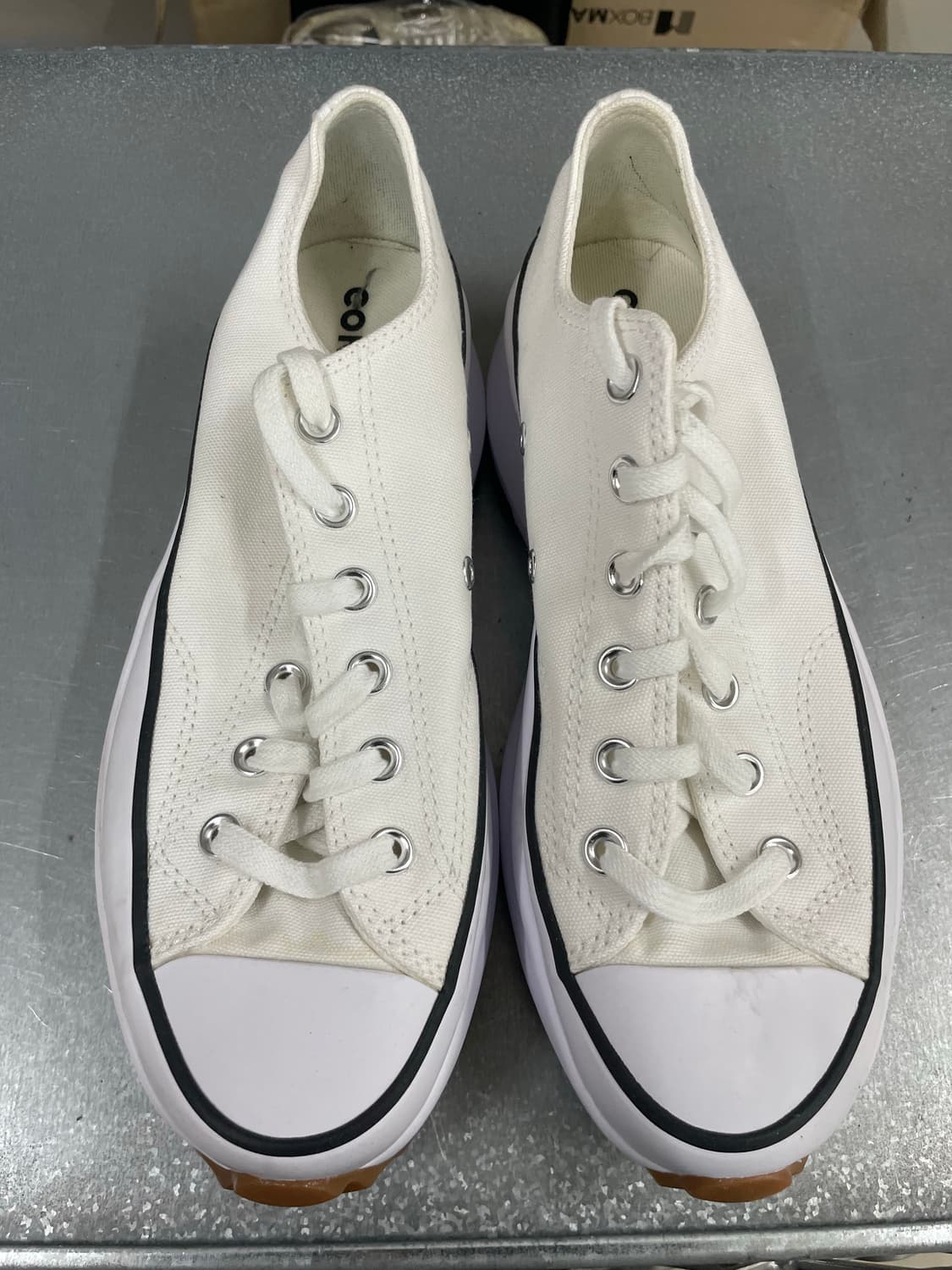 컨버스 런스타 하이크 로우 화이트 250  상품이미지5